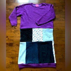 Upcycled Sweatshirt Dress